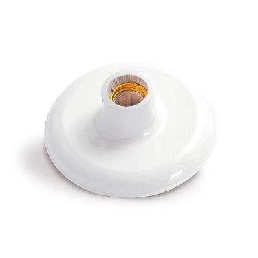 Imagem de Plafon Pp Bocal Porcelana Branco 100W Syka C10