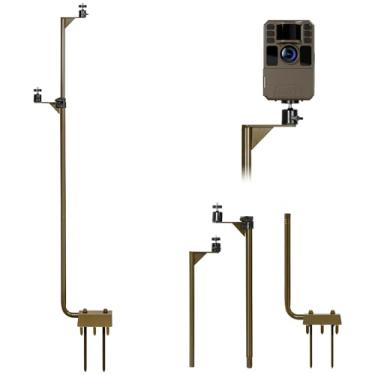 Imagem de bopopo Suporte para câmera de trilha, estrutura durável e resistente ao clima, fácil instalação e compatibilidade versátil, câmera de trilha não incluída