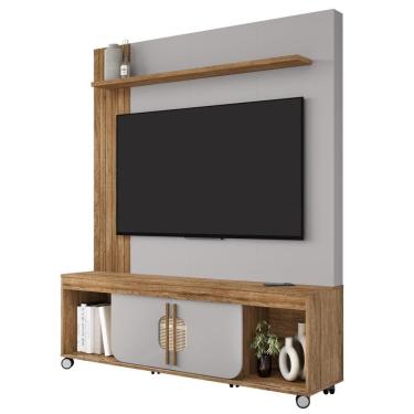 Imagem de Estante Home Tv 65 Pol 160 Cm Maragogi Cinamomo Off White Bechara