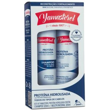 Imagem de Kit Yamasterol Branco Shampoo + Creme Multifuncional Capilar Todos Tip