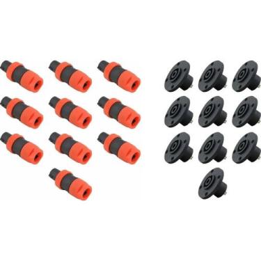 Imagem de Conectores para Caixa e Amplificador Speakon MXT 4P