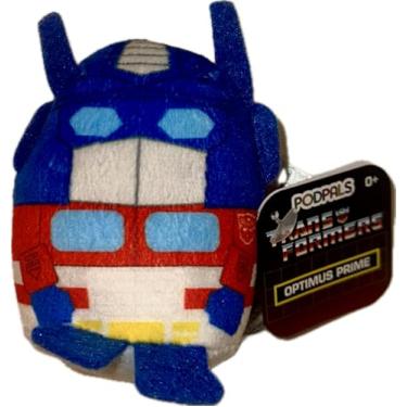 Imagem de Just Play Transformers Optimus Prime Autobot Leader 3 inch Plush Toy, Collect them All!, Yellow