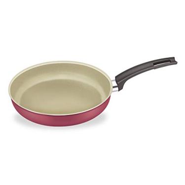 Imagem de Frigideira Reta Alta 22 Sem Tpa Alumínio Fortaleza Cereja