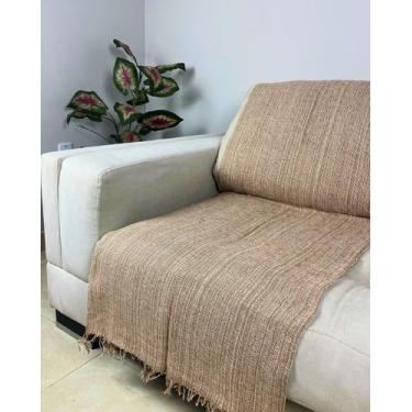 Imagem de Kit 2 Mantas Para Sofá Luxo 120x210 Tipo Capa De Sofá Protetora Decora