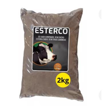 Imagem de Adubo Orgânico Esterco Misto, Bovino/curral de gado 2kg