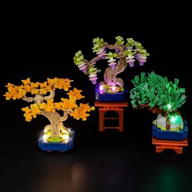 Imagem de GEAMENT LED Light Kit Compatible with Lego Mini Bonsai Trees Building Blocks Model - Lighting Set for Botanical Collection 10373 (Model Set Not Included)