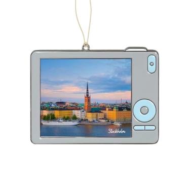 Imagem de Enfeite de Natal da Suécia, enfeite de metal, lembrança de Estocolmo, decorações de árvore de Natal penduradas