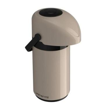 Imagem de Garrafa Termica Pressao 600 ml. Verona Unitermi, Bege