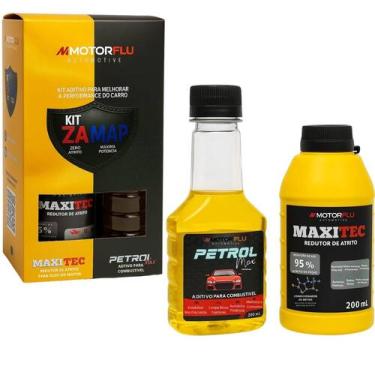 Imagem de KIT ZAMAP Carro Aditivos de Combustivel e Motor Flex 200 ML - MOTORFLU