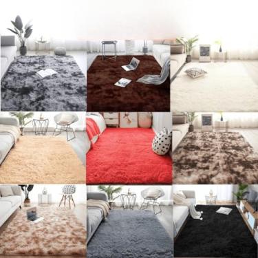 Imagem de Tapete 2x3m: Conforto e Decoração para sua Sala e Quarto (Sortidos)