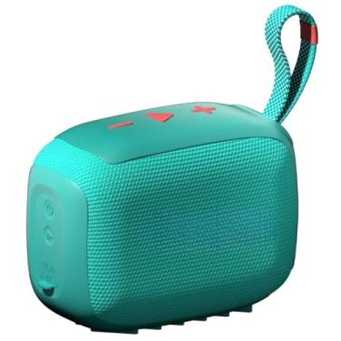 Imagem de Alto-falante Bluetooth TWS com graves potentes, bateria com duração de 15 horas, portátil, rádio à prova d'água (verde)