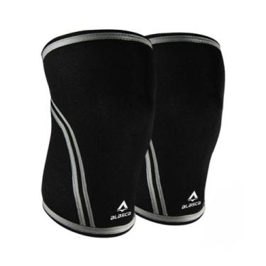 Imagem de Par de Joelheira IronBrace Alasca - Neoprene 7 mm com costura ultra re