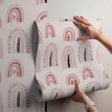 Imagem de Papel de Parede Boho para Quarto Infantil – Tendência em Decoração Suave e Encantadora (Modelo 05)