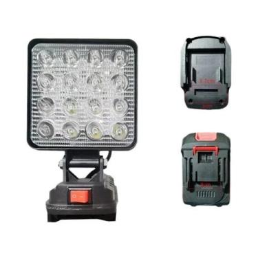 Imagem de Lanterna LED Portátil Sem Fio Para Bateria Makita 4 Em 1, Holofote De 