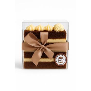 Imagem de 200 Embalagens Slice Cake Fatia Bolo 12x11x2,5cm - Carraschi embalagen