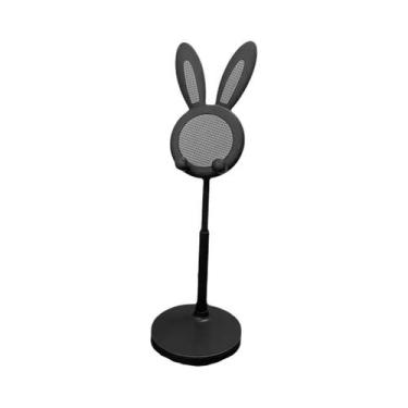 Imagem de Suporte De Telefone Em Forma De Coelho Cartoon Ajustável Compatível Co