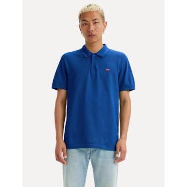 Imagem de Polo Levis Masculina Housemark Azul Cobalto-Masculino