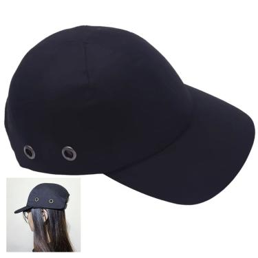 Imagem de Bone com Capacete EPI Obra Segurança do Trabalho Casquete Reparo Conserto Serviço Proteçao