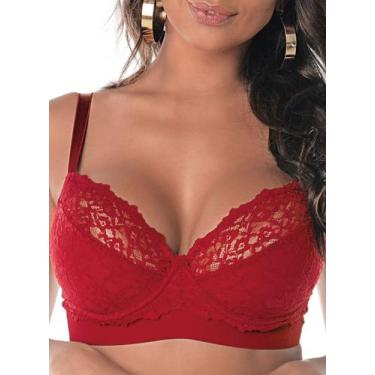 Imagem de Sutiã Sustentação Demillus 064237 Support Rendado Taça C T. 42/50, 48,