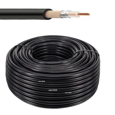 Imagem de Cabo Coaxial RG58 50-3 Baixa Perda 50 Ohm 10M 20M 50M Conector SMA BNC