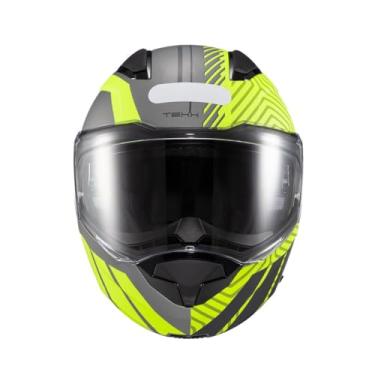 Imagem de Kit Capacete Texx Escam Kratos Cyber Cinza Verde Fosco 58 Com Luva Nomade Preta 5Xl/Xxxl
