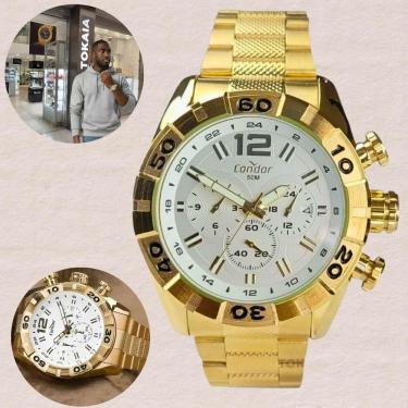 Imagem de Relógio Condor Masculino Analógico Dourado COVD33AAS/4K