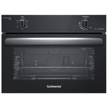 Imagem de Forno a Gás de Embutir Continental 50L Preto