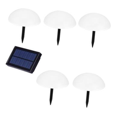 Imagem de Solar Hemisphere Light Solar-Powered Lawn Ground Lamps Warm White LED Outdoor Landscape Pathway Garden Decor Easy Installation and Portable