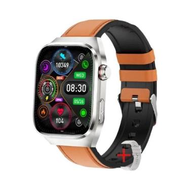 Imagem de Relógio Inteligente Masculino Com Laser AI Para Saúde, ECG, PPG, Lipíd