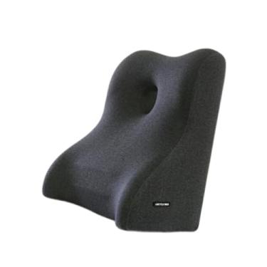 Imagem de IEUDNS Almofada de apoio lombar para as costas, almofada para elevação dos tornozelos, elegante e versátil para elevação pernas em sofás, Cinza Escuro