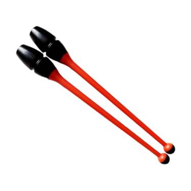 Imagem de oshhni Bastões de ginástica rítmica conectáveis ​​para treinamento de dança, para crianças e adultos. Equipamento para ginástica artística, Laranja