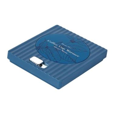 Imagem de predolo Aquecedor de canecas de café e leite com base aquecida, prático e universal, 13W, para casa escritório, Azul