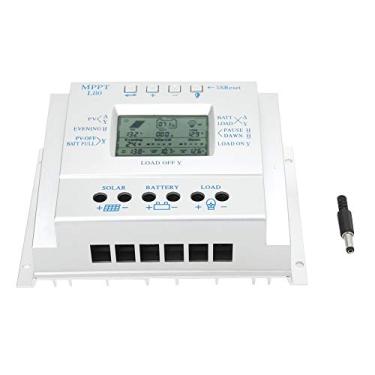 Imagem de Hyuduo Controlador de Carga Solar MPPT 80A, Tecnologia MPPT Avançada, Controle Inteligente, Proteção contra Subtensão da Bateria, Compatível Com Inversores de Energia Solar Eólica