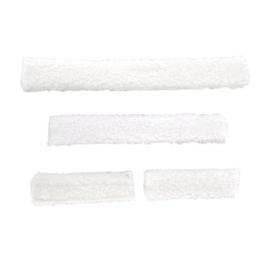 Imagem de predolo Conjunto de 4 protetores de focinheira para cabresto de cavalo, acessórios de treinamento para focinheira de bridão, conjunto de protetores de de, Branco