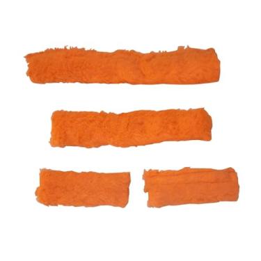 Imagem de oshhni Protetores de focinheira para cabresto de cavalo, acessórios de treinamento, fácil instalação, conjunto de protetores de focinheira para cabresto de, Laranja