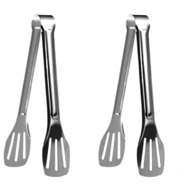 Imagem de Pegador De Inox para Carne, Churrasco, Salada, Cozinha 23cm, 28.5cm, 33cm(2Pcs - 12 polegadas)