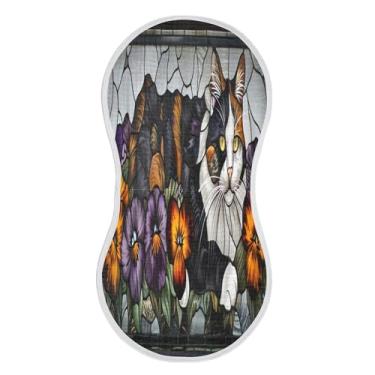 Imagem de xigua Conjunto de 1 panos para arrotar musselina para gatos dormindo, panos super macios e absorventes, roupas de arroto de algodão, presente de chá para recém-nascidos, bebês meninas e meninos