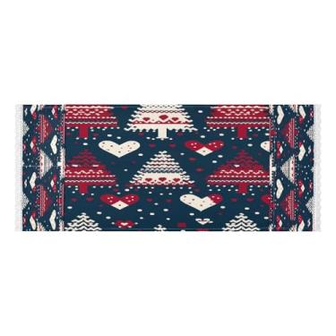 Imagem de Wassud Capas de lavadora e secadora de fundo de Natal, protetor de lavadora com sacos de armazenamento, capa de geladeira à prova de poeira com bolsos para lavanderia doméstica, cozinha, 120 x 55 cm