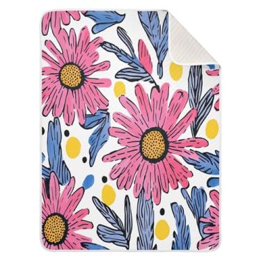 Imagem de Wassud Manta de bebê divertida com arte da natureza para meninos e meninas, cobertor aconchegante de algodão essencial para recém-nascidos, para berçário, viagem, berço, carrinho 76 x 101 cm