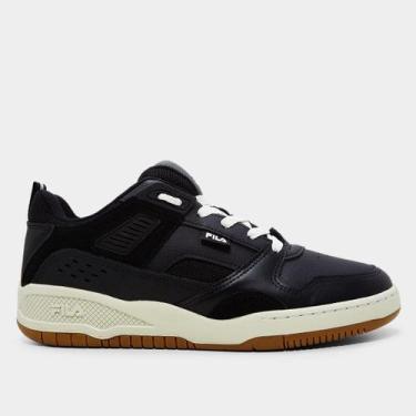 Imagem de Tênis Fila Corda Br Masculino, Preto, Branco, 41