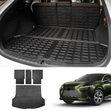 Imagem de Dattumar Tapete de carga compatível com Lexus RX350 RX350H RX500H RX500H 2023-2025 Forro de porta-malas protetor de capa de assento traseiro para todos os climas 2024 Lexus RX350 RX350H RX500H