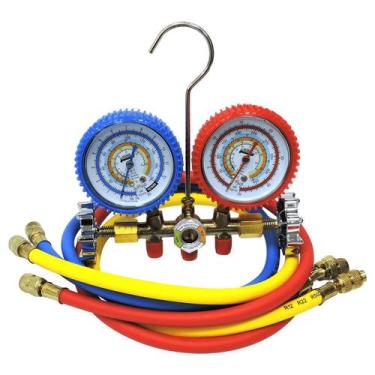 Imagem de Manifold para Gases R12 R22 R134A e R404A 3 Peças Ecotools ET636