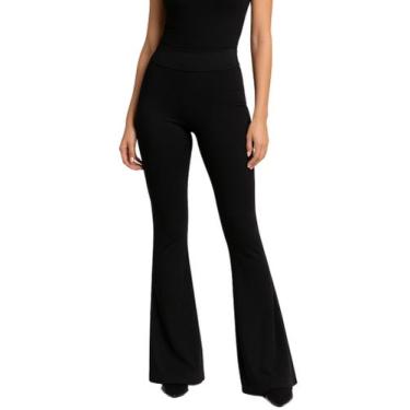 Imagem de Calça Flare Bailarina Legging Fitness Cintura Alta de Academia - c6 FR