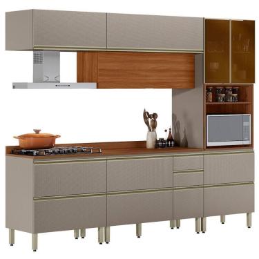 Imagem de Cozinha Modulada 5 Pecas 270 cm MDF DP2705 Demartez