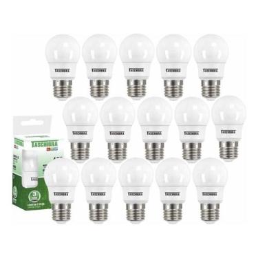 Imagem de 15 Lâmpada Bulbo Led Tkl 30 4,9w Taschibra Luz Neutro 4000k