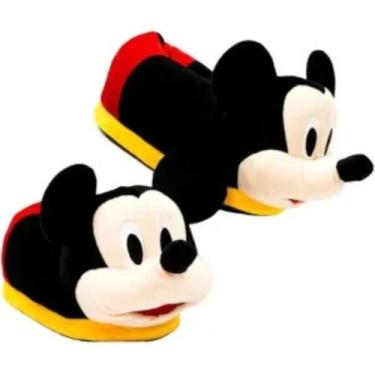 Imagem de Pantufa 3d Infantil Mickey Mouse Tamanho P - zona criativa