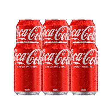 Imagem de Pack de Coca-Cola Lata 350ML 6 unidades