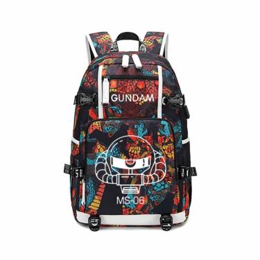 Imagem de Mochila Gundams Cartoon Kids School Oxford Cloth 30x15x47cm