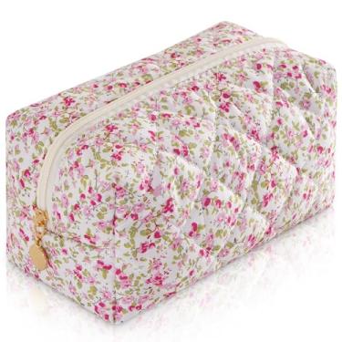 Imagem de UUYUUY Bolsa de maquiagem acolchoada, Primavera, Bolsa de maquiagem