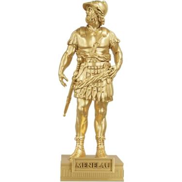Imagem de Estátua Menelau Rei da Lacedemónia - Herói Grego (Cor Ouro)